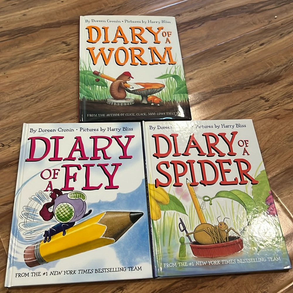 Diary of a Worm/Fly/Spider Books